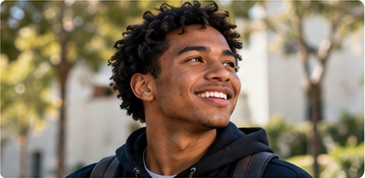 AI-generated sample Fellow portrait